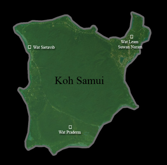 Koh Samui Map